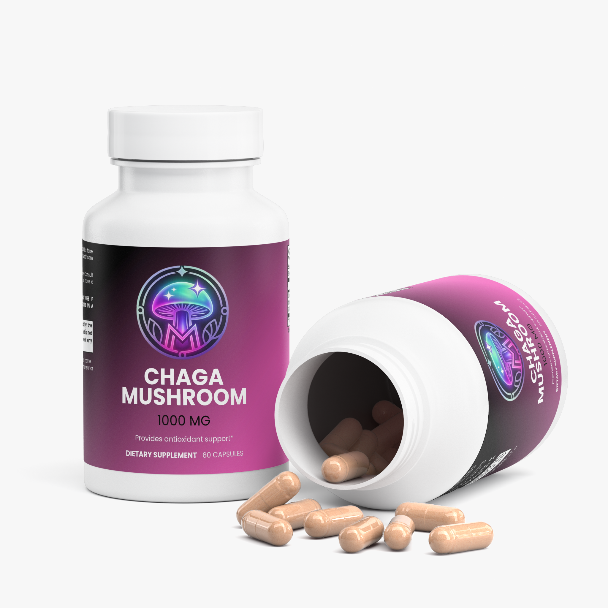 Chaga Mushroom ingredients panel – The Mushroom Market