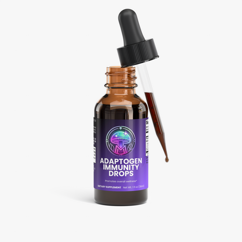 Shroom Immunity Elixir label detail – The Mushroom Market