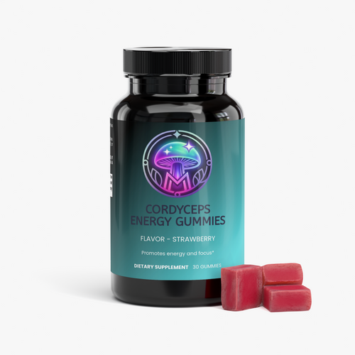 Charge Gummies label detail – The Mushroom Market