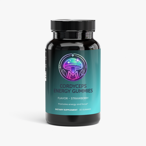 Charge Gummies – strawberry Cordyceps energy gummies – The Mushroom Market