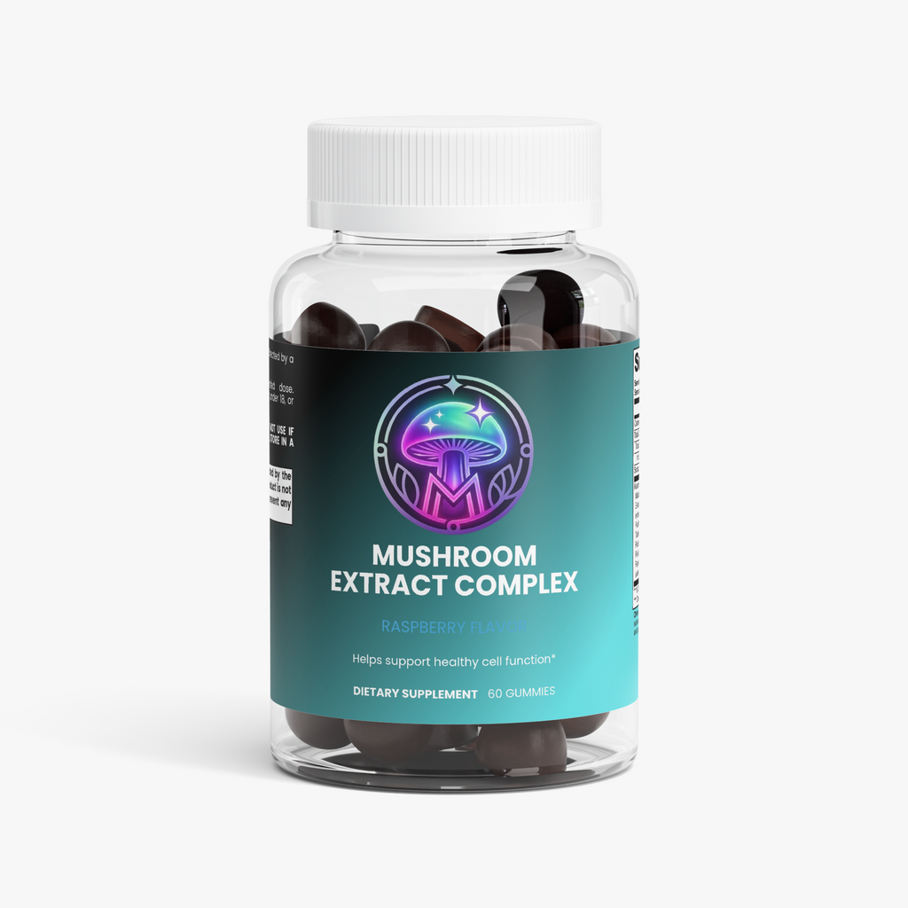 Mushroom Extract Complex – ten-mushroom raspberry gummies – The Mushroom Market